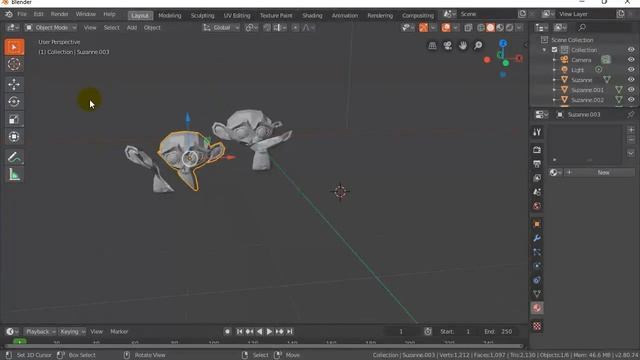 Blender Bisect Tool Split Mesh Into Two Parts Blender 2.8