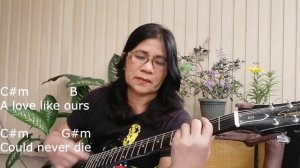 And I Love Her  by beatles. lyrics and chords guitar tutorial