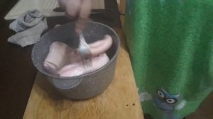 Рецепт самого вкусного сала в рассоле САЛО В КИПЯТКЕ .Самое мягкое сало. Сало тает во рту.