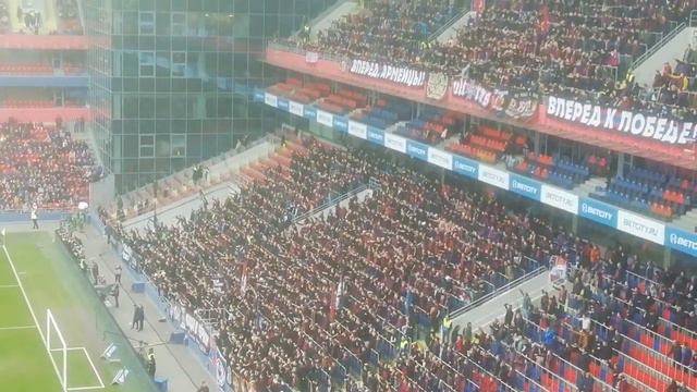 Фан зона ЦСКА. Лучшие болельщики! ЦСКА Уфа смотреть онлайн