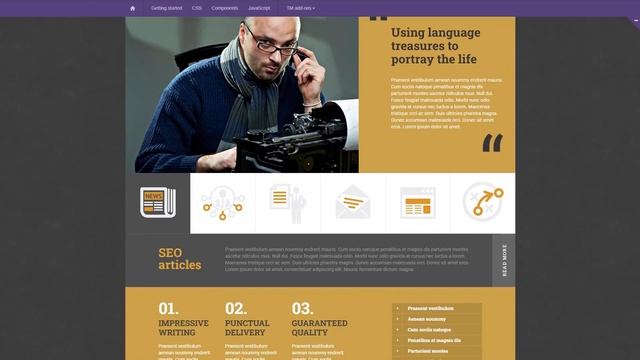 Personal Page Responsive Website Template - 50638 смотреть онлайн