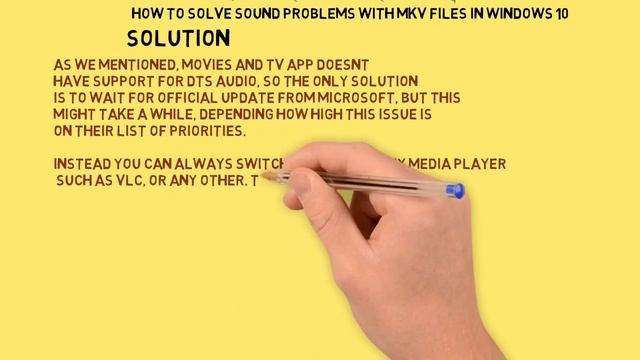 How To Solve Sound Problems With Mkv Files In Windows 10 смотреть онлайн