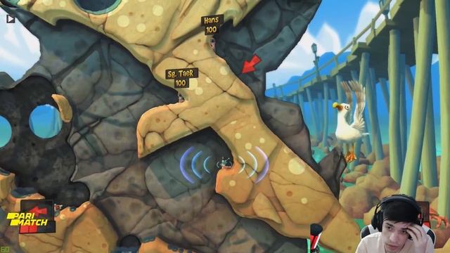 ЭПИЧНАЯ ЧЕРВИВАЯ ДУЭЛЬ | БАНДА В Worms Revolution смотреть онлайн