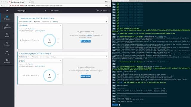 HTTP done three ways with Spring Cloud Kubernetes on OpenShift - Feign смотреть онлайн