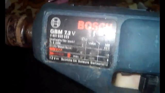 BOSCH 70-ых годов раритетный инструмент !BOSCH GBM 7.2 V NI-CD.Разбор АКБ . смотреть онлайн