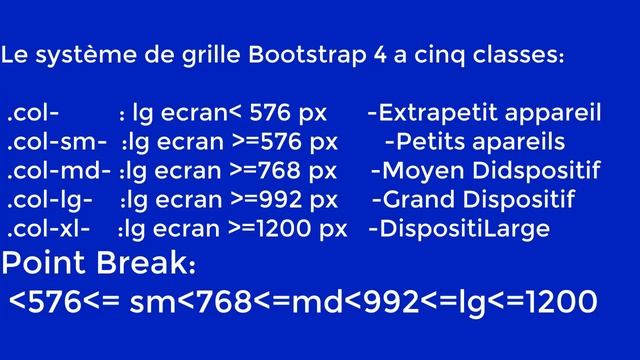 Bootstrap Tutoriel Complet : Systeme De Grille -2: Structure Des Classes Col - #17 смотреть онлайн