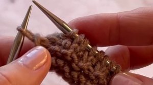 простой классический шарф спицами // поэтапное провязывание для начинающих вязать