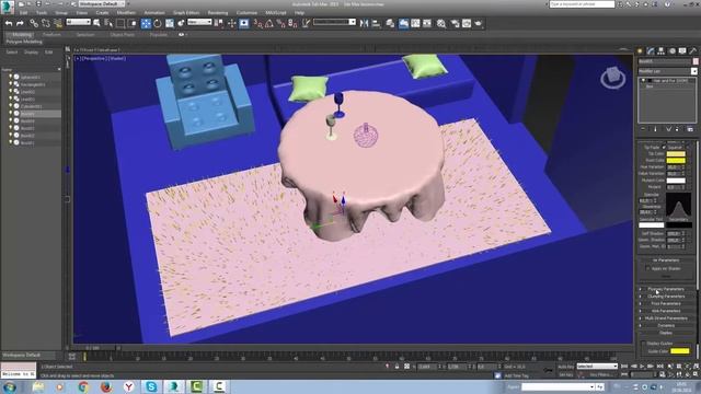 3ds Max урок 10 Основы Hair and Fur смотреть онлайн