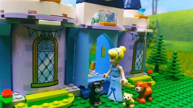 ?LEGO Disney Princess "Замок Золушки" lego stop motion., ОБЗОР НА ЗАМОК ЗОЛУШКИ смотреть онлайн