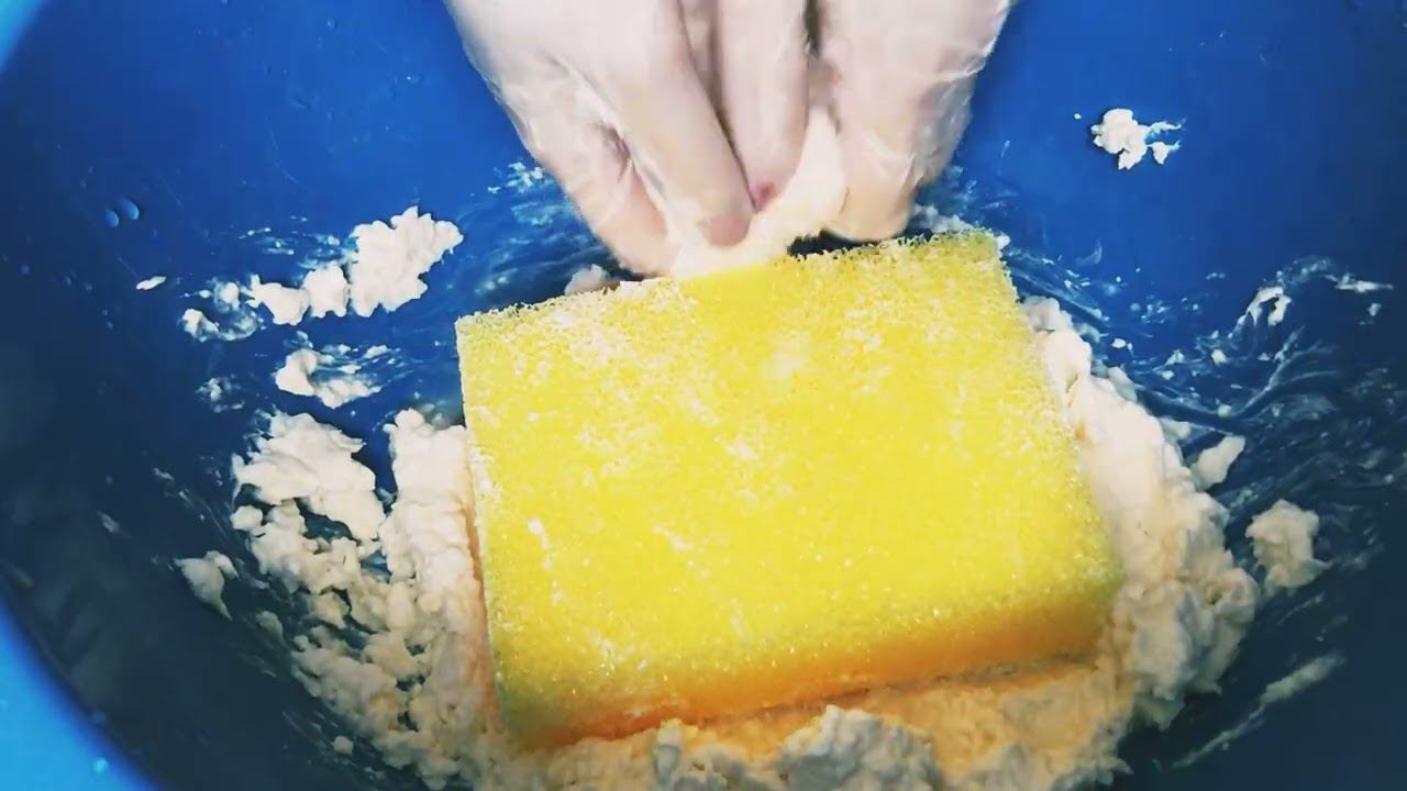 ASMR/new Sponge/super Soaked Soap/soap Sponge Squeezing #soakedsoap #мылоасмр #soap