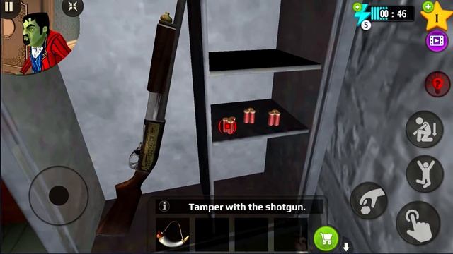 Scary Stranger 3D замудреный уровень с оружием - обновление игры прохождение. Привет сосед.