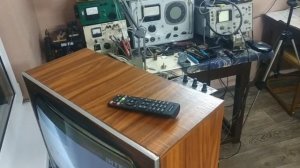 Ламповый телевизор Весна-308 как новый показывает от Т2