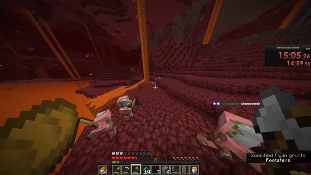 Minecraft 1.16.1 RSG Any% | 26:14.05 (PB POG SUB 30 BABYY) смотреть онлайн