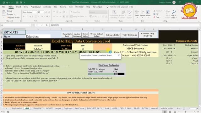 ( Excel To Tally ) ?Cost Centre Creation ? @@ ? Part - 04 @@ Master Creation ? ! MSCB Solutions смотреть онлайн