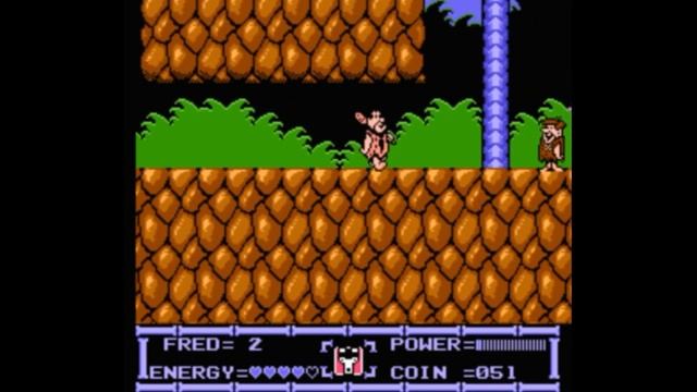 Dendy (Famicom,Nintendo,Nes) 8-bit The Flintstones The Rescue Of Dino and Hoppy Jungles (Джунгли)