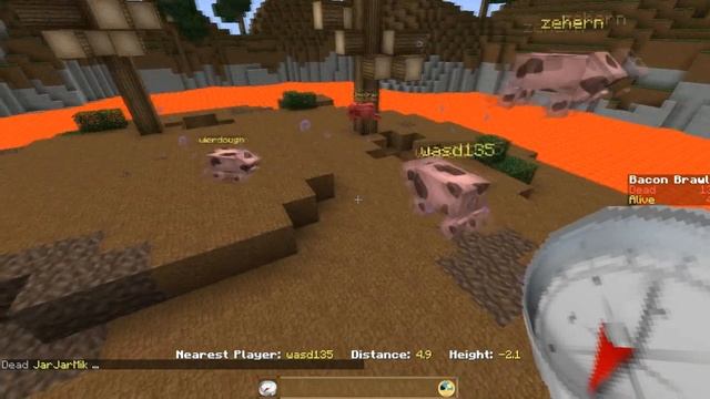 Minecraft Minigames - Dragon Run and Pig Fun! смотреть онлайн