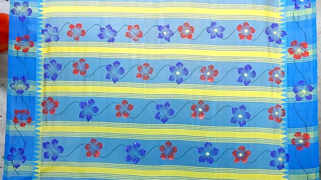 red and violet colous border Style full design | freehand flowers painting, #flowerspainting смотреть онлайн