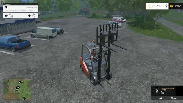 Farming Simulator 2015 Testing Toyota 62 8FD18 V 1.0 смотреть онлайн