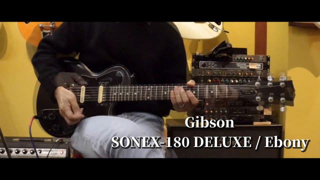 【売却済】 Gibson SONEX-180 DELUXE / Ebony #KAMINARIGUITARS смотреть онлайн