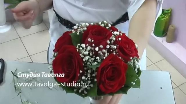 Букет невесты для Татьяны. Студия Таволга. смотреть онлайн