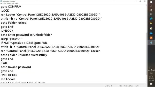 Create Password Locked Folder In Windows 10 - Keep Files Safe! | how to hidden file and folder смотреть онлайн