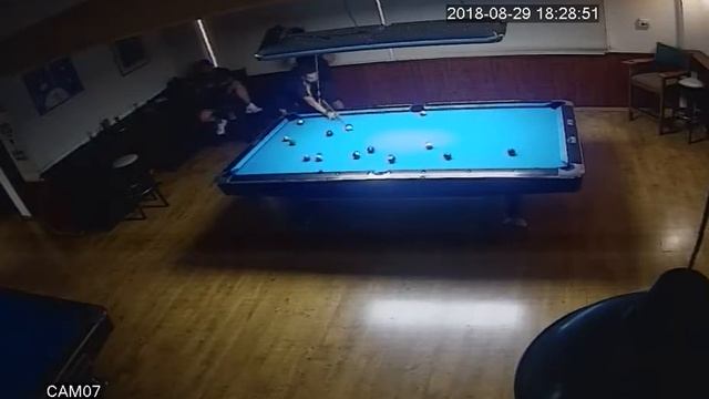 Marios Ilia at the Century House of Billiards смотреть онлайн