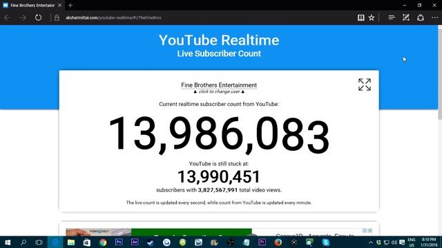The Fine Brothers Subscriber Count Plummeting After Copyrighting "React" #UnSubTheFineBros смотреть онлайн
