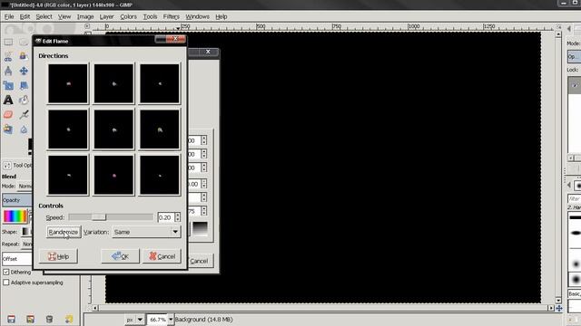 GIMP 2.8 tutorial - Create Background Using Flame смотреть онлайн