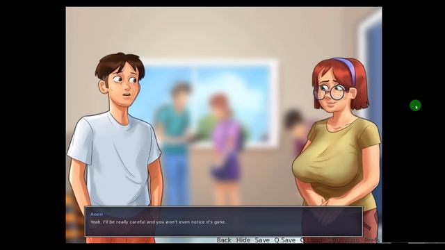 MISS BISSETTE GAMEPLAY PART 1 (FIXING THE PRINTER) - SUMMERTIME SAGA V0.16.0