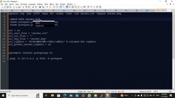 how to configure ssl ceritificate using secure connection in postgresql-14 | SSL for PostgreSQL