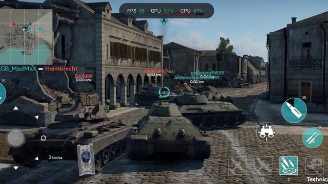 War Thunder Mobile - OnePlus 10T Ultra Graphics 60FPS Snapdragon 8 Plus Gen 1 смотреть онлайн
