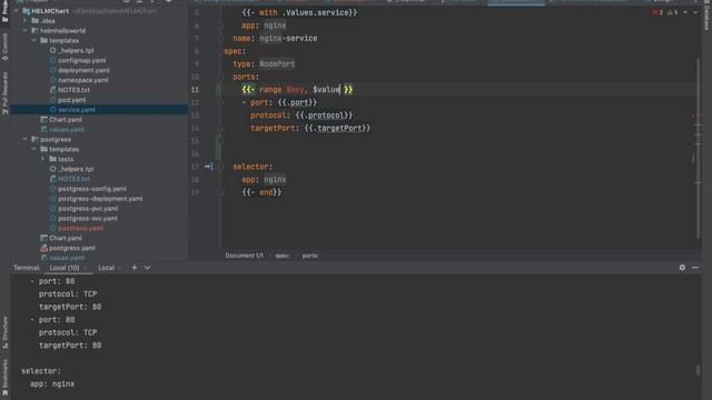 HELM for each loop to iterate using $range смотреть онлайн