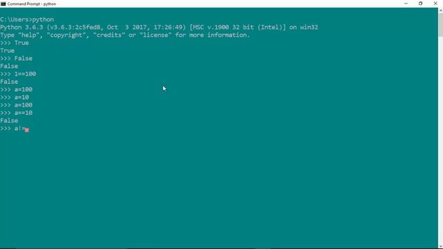 7 Relational Operators Python смотреть онлайн