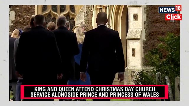 Christmas Eve 2023 | Royals attend Christmas Day Service at Sandringham | Christmas In U.K. | N18V смотреть онлайн