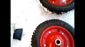 Лопата на колесах своими руками