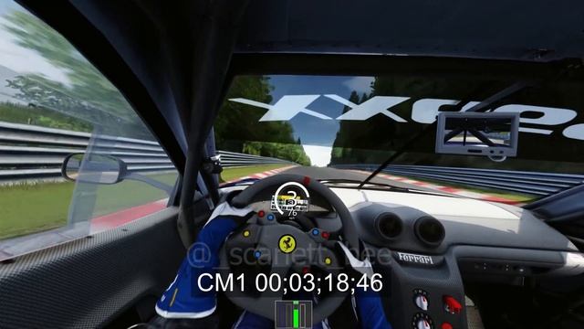 Ferrari 599XX Evo - 6:38 Nordschleife POV смотреть онлайн
