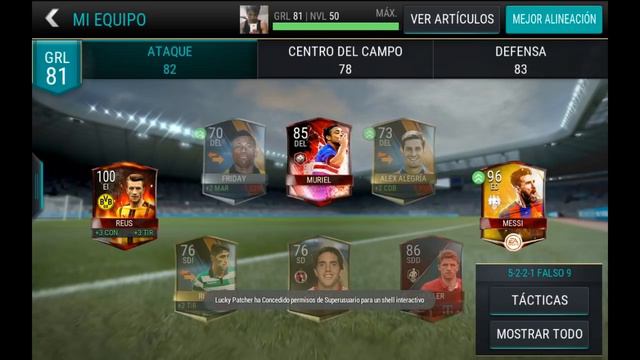 LIONEL MESSI 95 GRL |MAESTRO TOTW SEMANA #1|REVIEW|FIFA Mobile смотреть онлайн