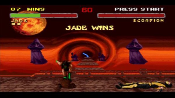 Mortal Kombat 2 Hidden Characters Hack Jade Play through