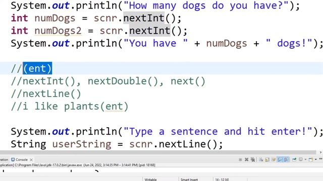 Java Scanner Tutorial (Java Tutorial 7) смотреть онлайн