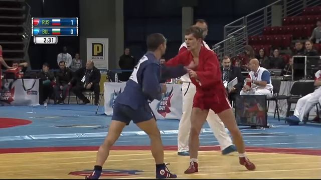 SAMBO WC 2016 62kg  KHLYBOV ILYA RUS   BORISOV BORIS BUL