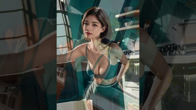 AI Art | Ultra Beautiful Chinese Model In The Kitchen смотреть онлайн