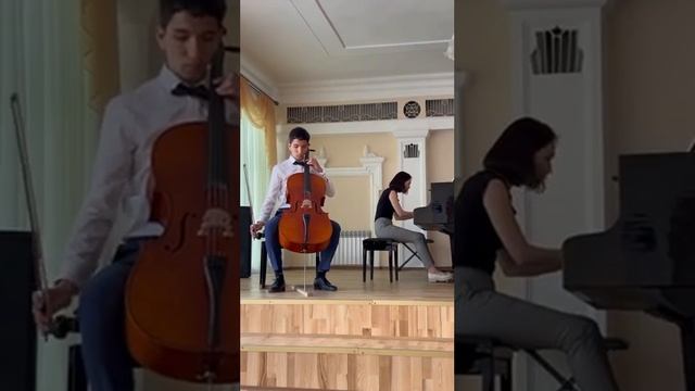 D.POPPER "Gnomentanz" ,"Danse des gnomes" for cello and piano (fragment).Graduation exam June 2023. смотреть онлайн