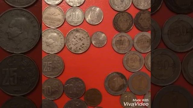Review of Turkish Lira - 1965-2005 Collection of Rare Coins with the image of Atatürk #coins смотреть онлайн