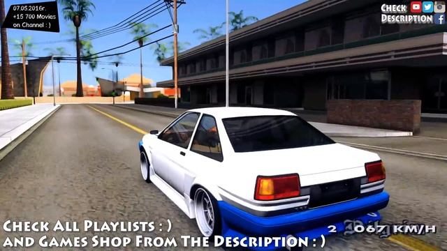 Toyota AE86 Coupe   Final - GTA MOD _REVIEW
