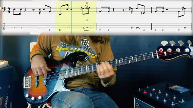 Selena Gomez, Rema - Calm Down (bass Cover Tabs And Bass Solo) #basscover #rema #selenagomez