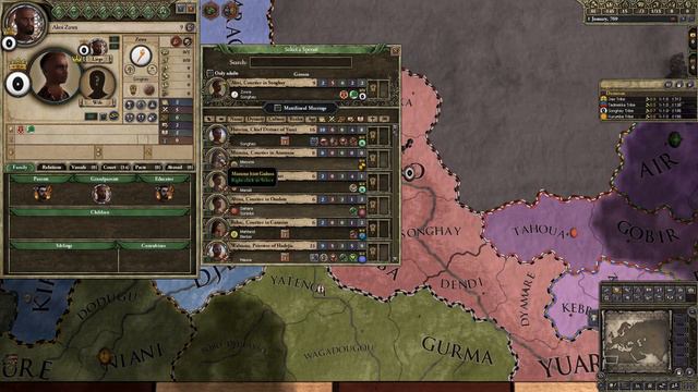 Lets Play Crusader Kings 2 - Bless the Gold down in Africa #1 смотреть онлайн
