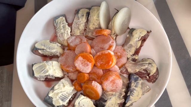 запеченная скумбрия / Baked Mackerel