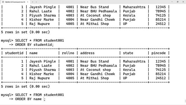 ORDER BY {ASC DESC} in SQL | SQL Tutorial For Beginners in Marathi #47 #sql смотреть онлайн