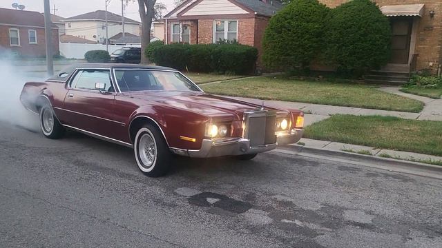 Car Classics | 1972 Lincoln Mark IV Tire Burnout смотреть онлайн